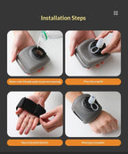 Wrist Water Bottle 200ml Soft Silicone Hydration Band