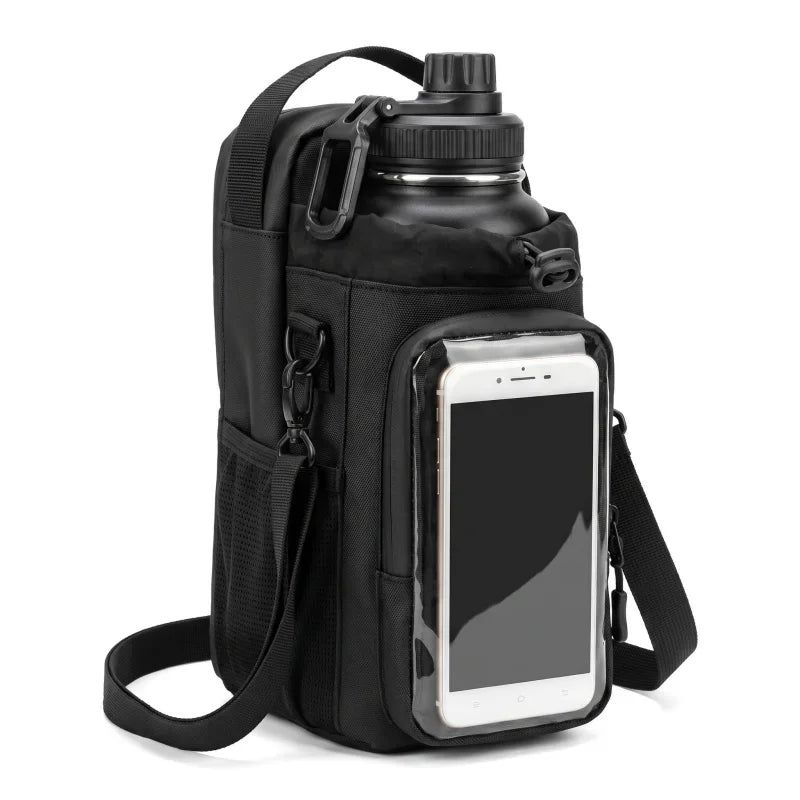 Unisex Fitness Gym Bag with Water Bottle Holder