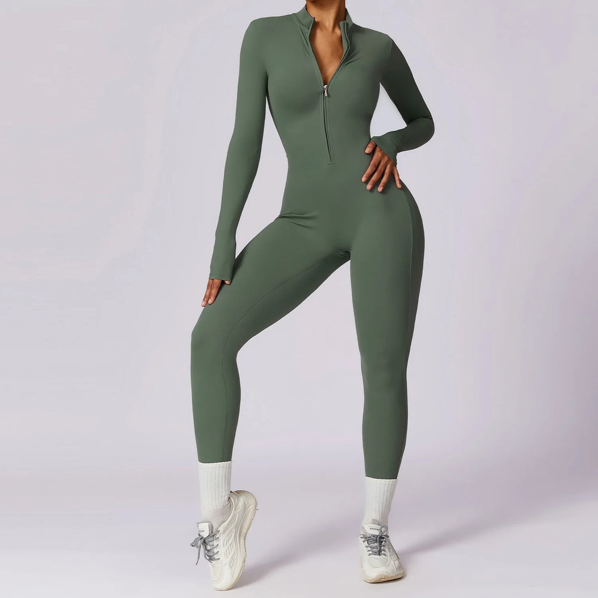 Women's Warm One-Piece Yoga Jumpsuit