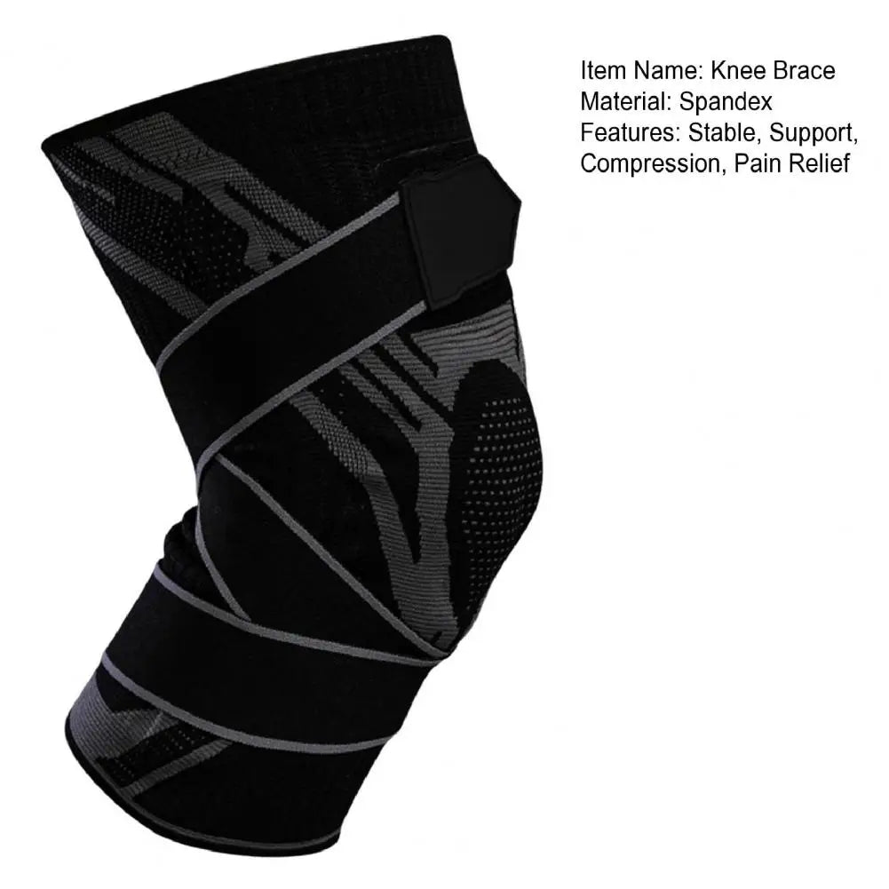 Adjustable Knee Brace with Side Stabilizers