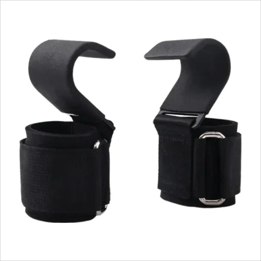 Weight Lifting Hooks Wrist Support Straps