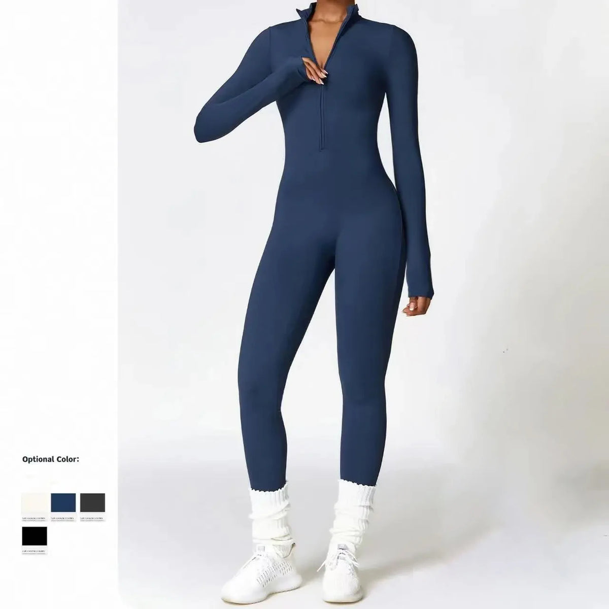 Women's Warm One-Piece Yoga Jumpsuit