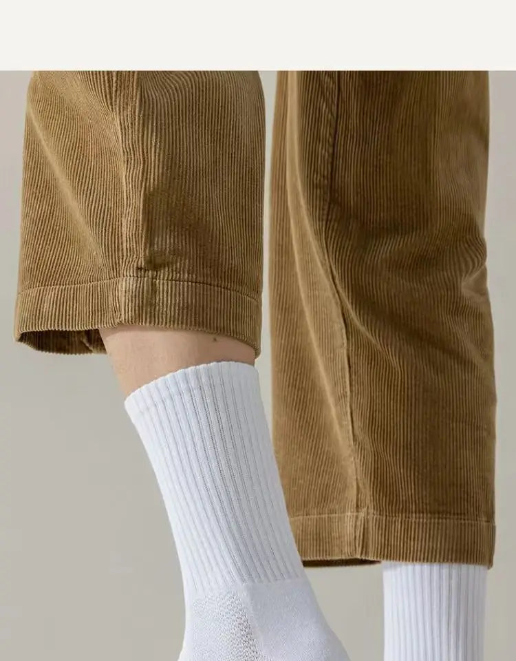 Thick Cotton Sports Socks – Mid-Tube