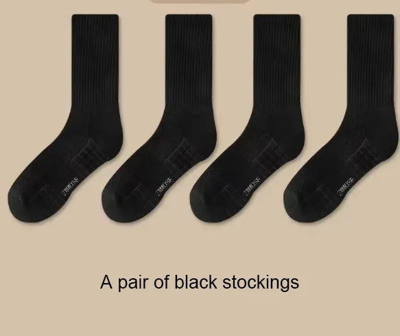 Thick Cotton Sports Socks – Mid-Tube