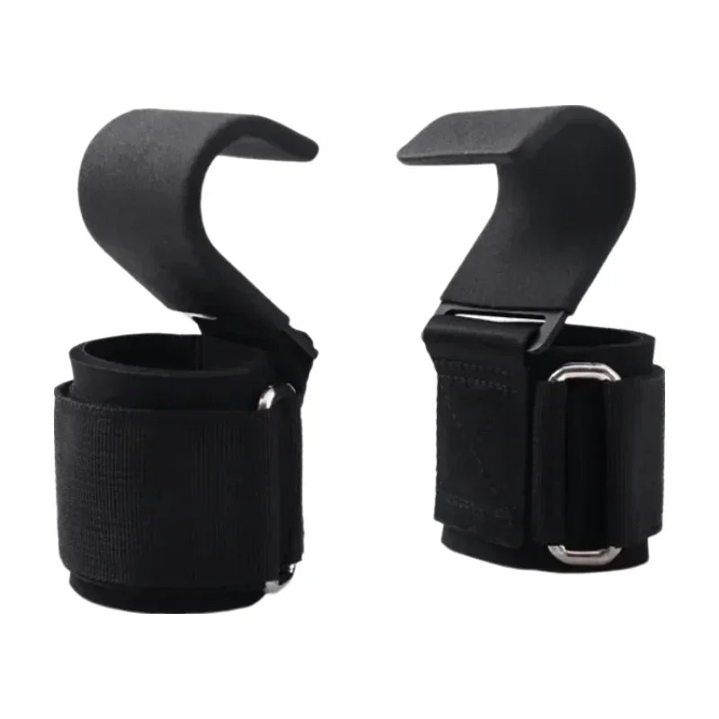 Weight Lifting Hooks Wrist Support Straps