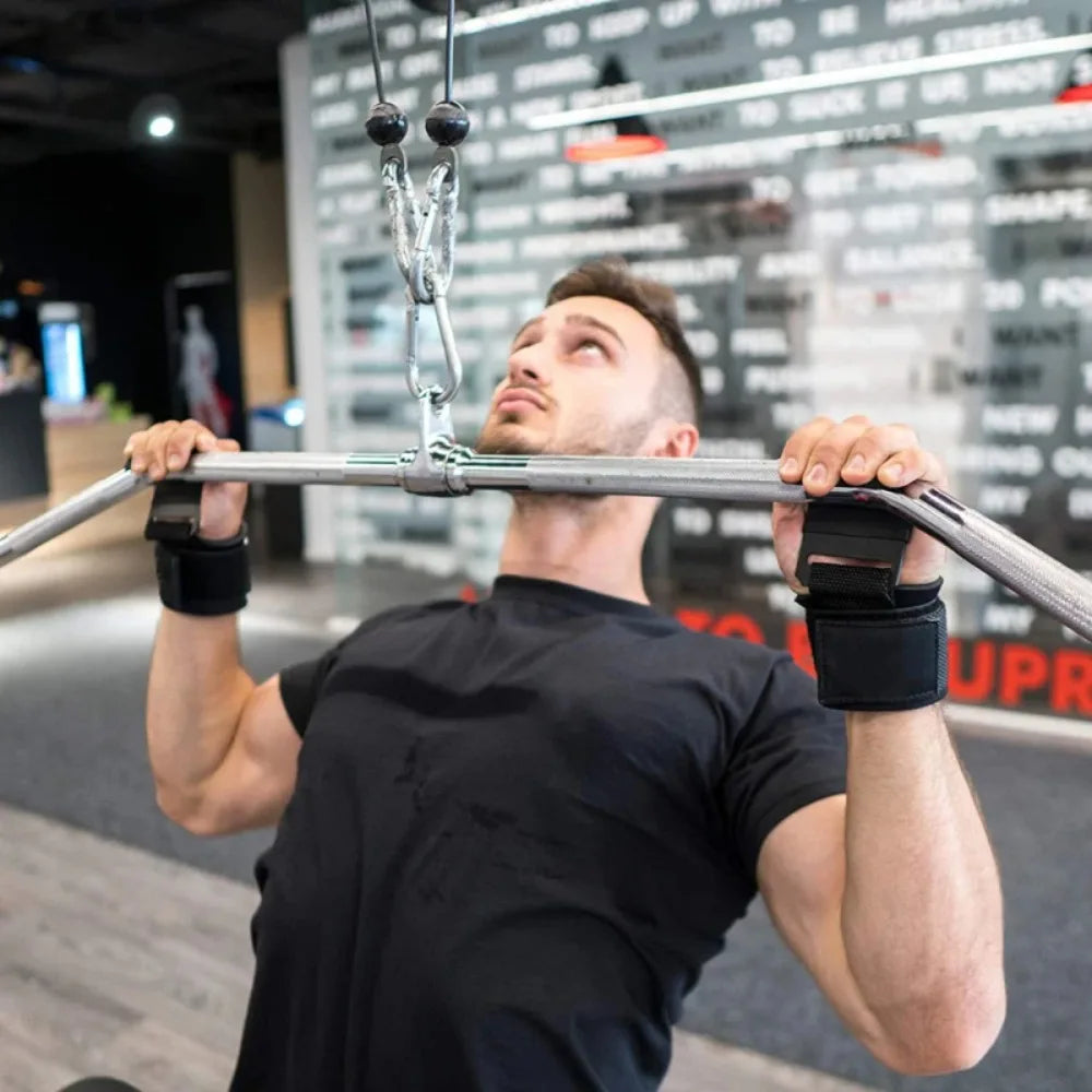 Weight Lifting Hooks Wrist Support Straps